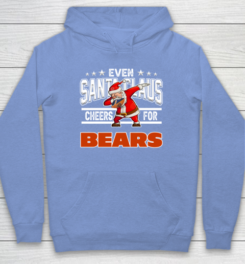 Chicago Bears Even Santa Claus Cheers For Christmas NFL Hoodie 8