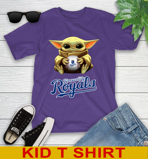 MLB Baseball Kansas City Royals Star Wars Baby Yoda Shirt 104