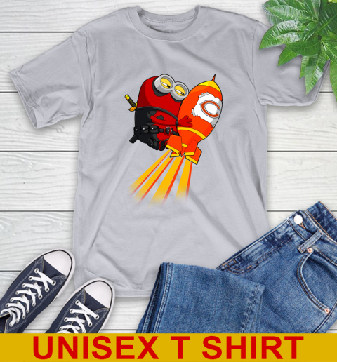 NFL Football Chicago Bears Deadpool Minion Marvel Shirt T-Shirt 5