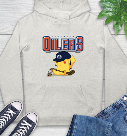 NHL Pikachu Hockey Sports Edmonton Oilers Hoodie 12