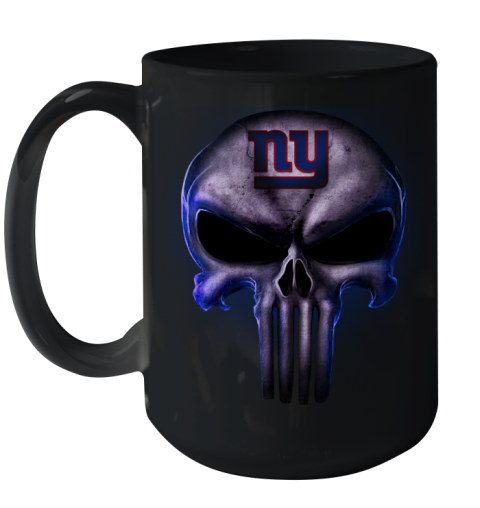 New York Giants NFL Football Punisher Skull Sports Ceramic Mug 15oz