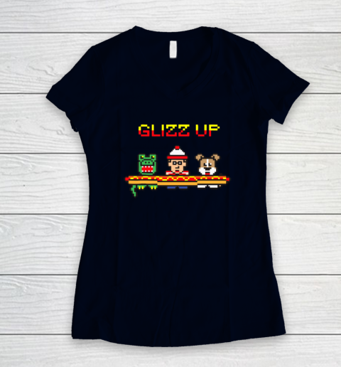 Sir Yacht Glizz Up Women's V-Neck T-Shirt 2