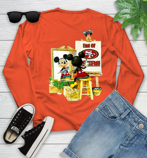 NFL Football San Francisco 49ers Mickey Drawing Shirt 115
