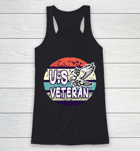 Veteran Shirt Happy Veterans Day US Veteran Racerback Tank