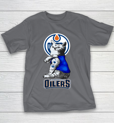 NHL My Cat Loves Edmonton Oilers Hockey Youth T-Shirt 5