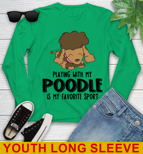 Playing with my poodle is my favorite sport 105