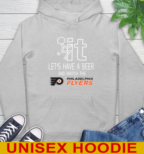 Philadelphia Flyers Hockey NHL Let's Have A Beer And Watch Your Team Sports Hoodie 6