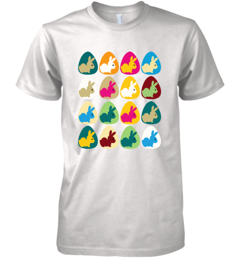 Easter Rabbit Inside Easter Egg Color Combination Premium Men's T-Shirt