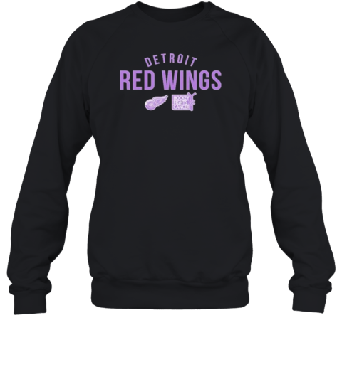 Detroit Red Wings Richmond Resilient Hockey Fights Cancer Sweatshirt