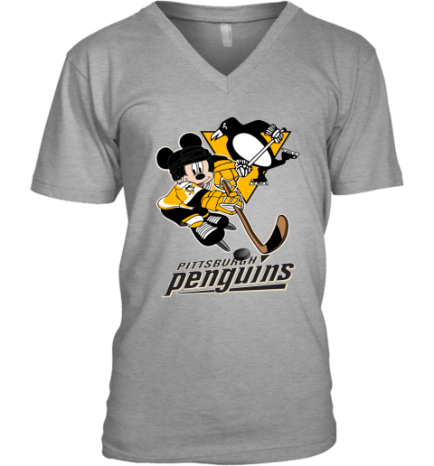 Pittsburgh Penguins Mickey Mouse Playmaker Official NHL Hockey