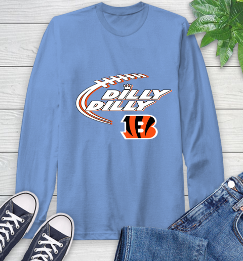 NFL Cincinnati Bengals Dilly Dilly Football Sports Long Sleeve T-Shirt 11