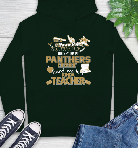 Florida Panthers NHL I'm A Difference Making Student Caring Hockey Loving Kinda Teacher Hoodie 12