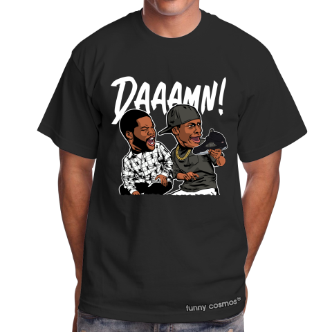Air Jordan 5 Paris Saint Germain Matching Sneaker Shirt Damn Meme Black Sneaker Black Tshirt