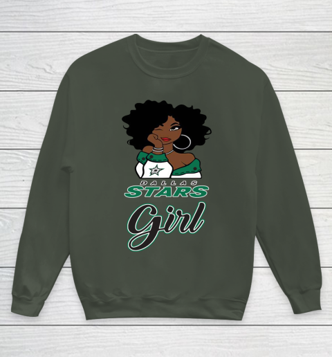 Dallas Stars Girl NHL Youth Sweatshirt 10