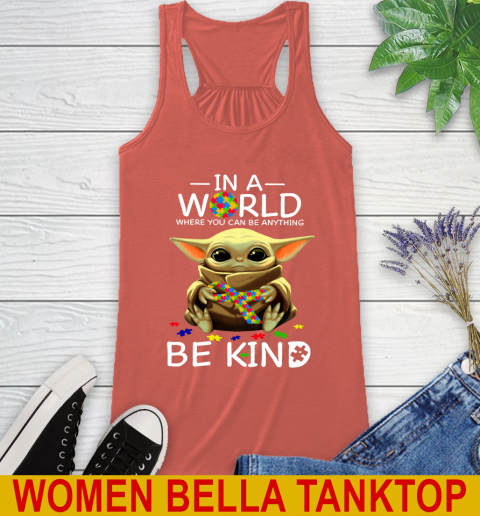 In The World Where You Can Be Anything Be Kind Autism Baby Yoda Shirts 39