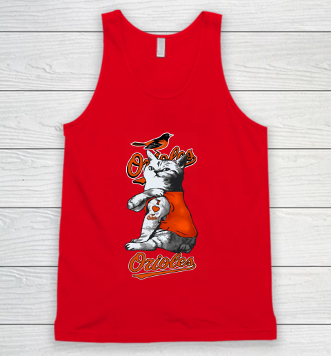MLB Baseball My Cat Loves Baltimore Orioles Tank Top 5