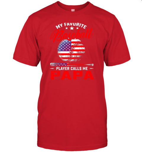 ersx mens my favorite baseball player calls me papa shirt softball jersey t shirt 60 front red