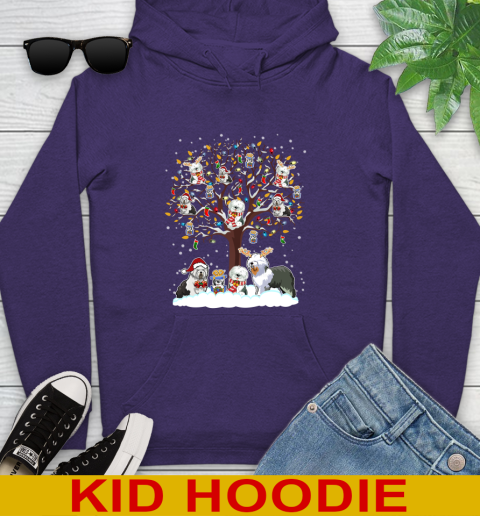 Old english Sheep dog dog pet lover light christmas tree shirt 132