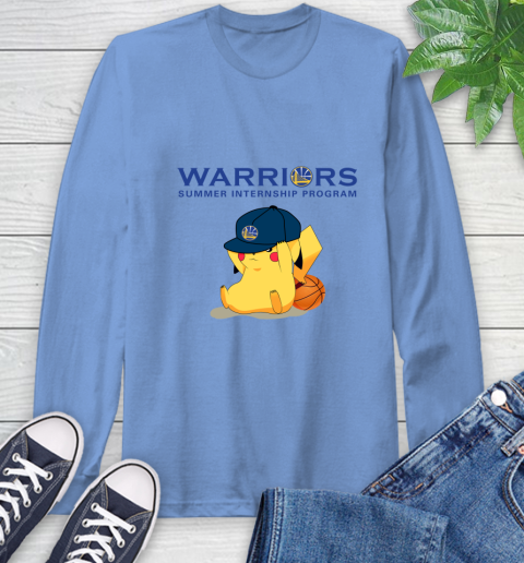 NBA Pikachu Basketball Sports Golden State Warriors Long Sleeve T-Shirt 11