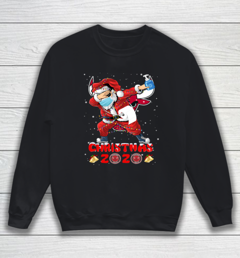 Chicago Bulls Funny Santa Claus Dabbing Christmas 2020 NBA Sweatshirt
