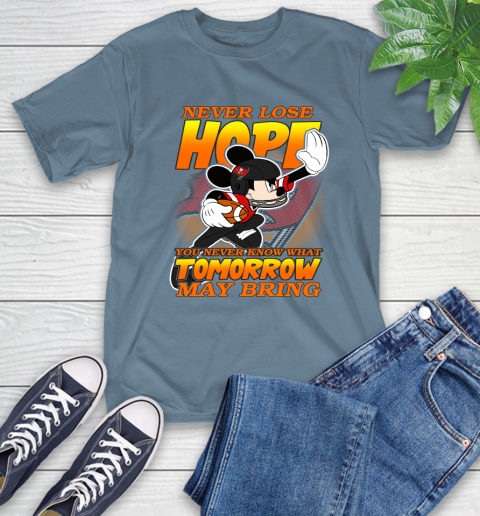 Tampa Bay Buccaneers NFL Football Mickey Disney Never Lose Hope T-Shirt 8