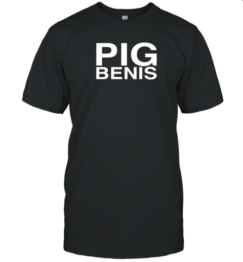 Pig Benis Black T-Shirt
