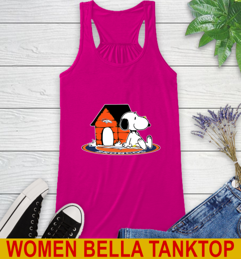 NFL Football Denver Broncos Snoopy The Peanuts Movie Shirt Racerback Tank 8
