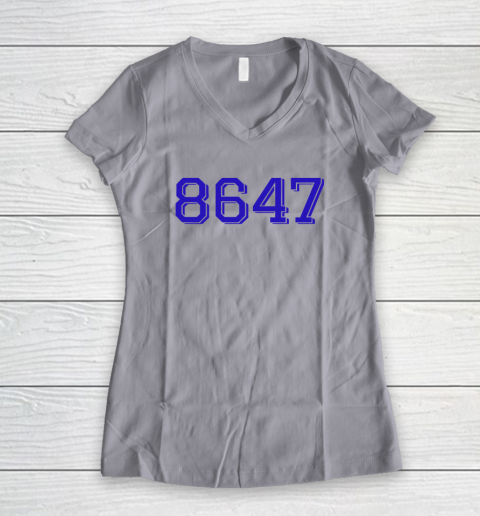8647 James Comey Women's V-Neck T-Shirt 2