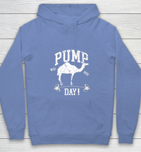 Funny Pump Day Hump Day Camel Weight Lifting Training Gym Youth Hoodie - Image 9