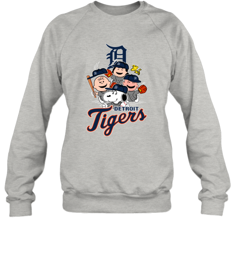 MLB Detroit Tigers Snoopy Woodstock The Peanuts Movie Baseball T Shirt -  Rookbrand