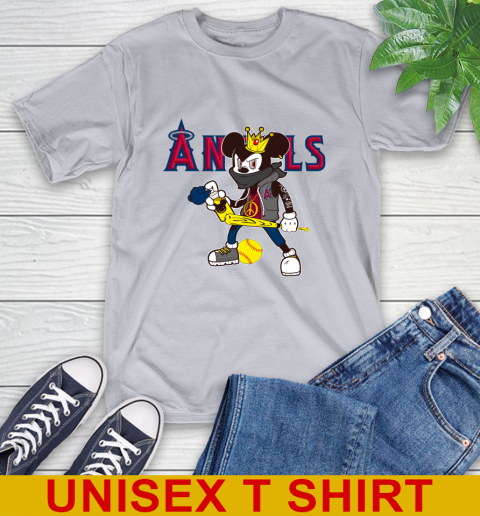 Los Angeles Angels MLB Baseball Mickey Peace Sign Sports T-Shirt 6