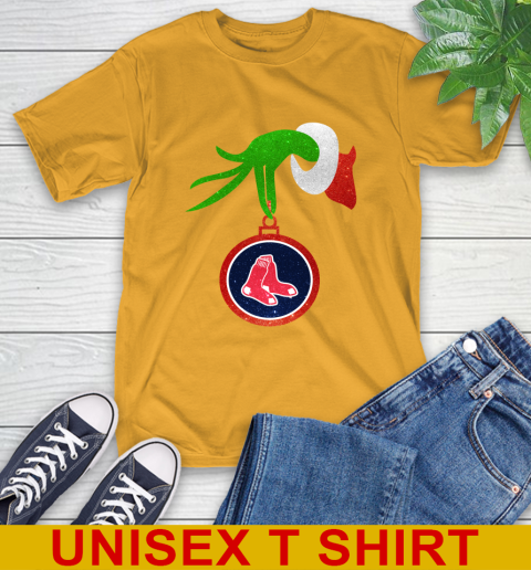 Boston Red Sox Grinch Merry Christmas MLB Baseball T-Shirt 3