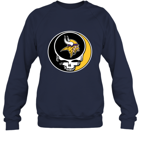 NFL Minnesota Vikings Grateful Dead Rock Band Football Sports BXH75LAKq7U sweatshirt 35 95 151514 front navy