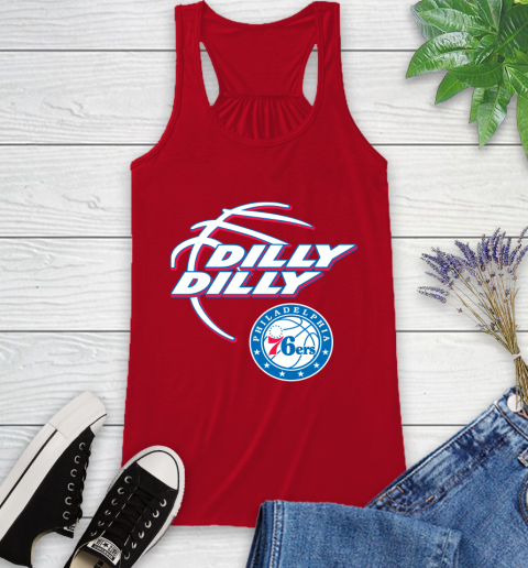 NBA Philadelphia 76ers Dilly Dilly Basketball Sports Racerback Tank 6
