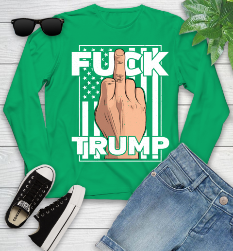 Fuck Trump Middle Finger Anti Republican T Shirt 118