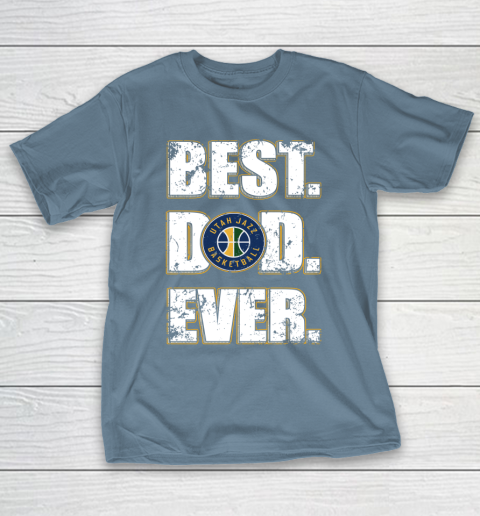 NBA Utah Jazz Basketball Best Dad Ever Family Shirt T-Shirt 6