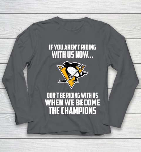 NHL Pittsburgh Penguins Hockey We Become The Champions Youth Long Sleeve 6