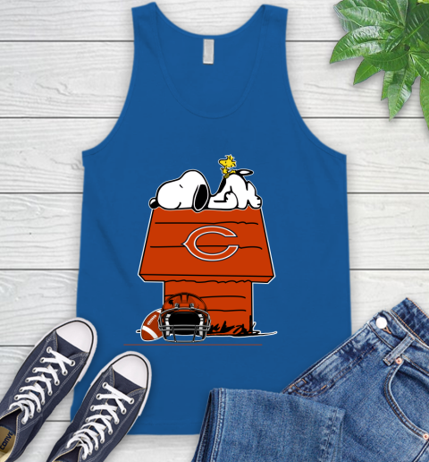 Chicago Bears NFL Football Snoopy Woodstock The Peanuts Movie Tank Top 5