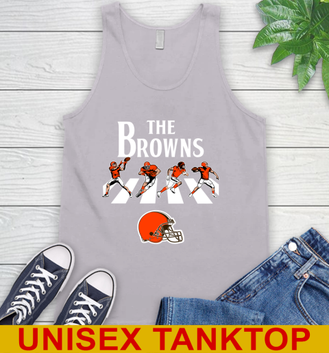 NFL Football Cleveland Browns The Beatles Rock Band Shirt Tank Top 3