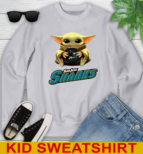 NHL Hockey San Jose Sharks Star Wars Baby Yoda Shirt 116