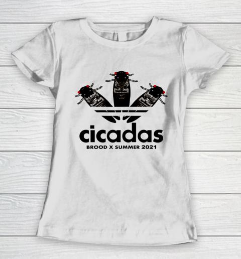 Brood X Cicada Cicadas Summer Magicicada 2021 USA Women's T-Shirt