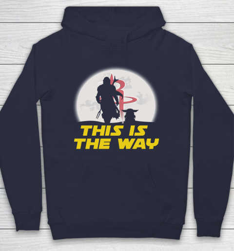 Houston Rockets NBA Basketball Star Wars Yoda And Mandalorian This Is The Way Hoodie 2