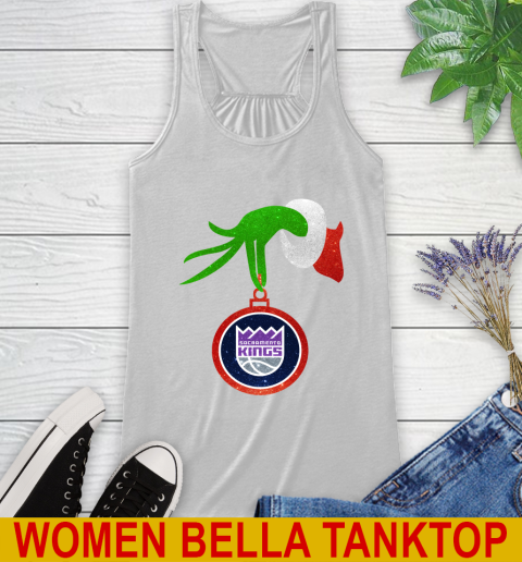 Sacramento Kings Grinch Merry Christmas NBA Basketball Racerback Tank