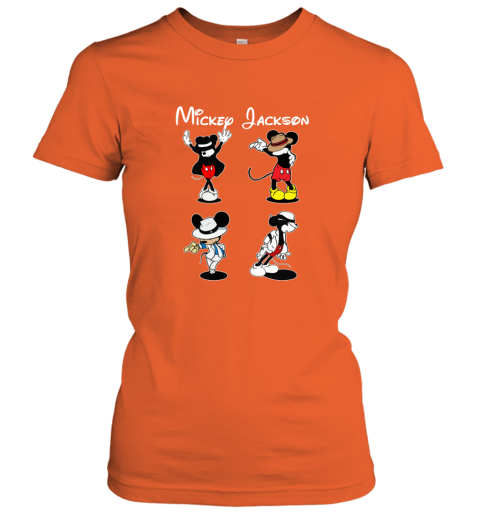 tm8i mickey jackson four style dance micheal jackson ladies t shirt 20 front orange