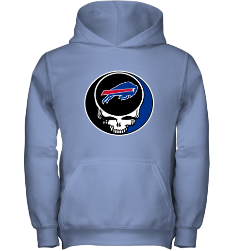 NFL Buffalo Bills Grateful Dead Rock Band Football Sports Z021vTql6zm youth hoodie 43 95 151514 front carolina blue