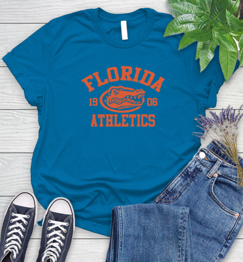 Blue Shirt in Football Women's T-Shirt 7