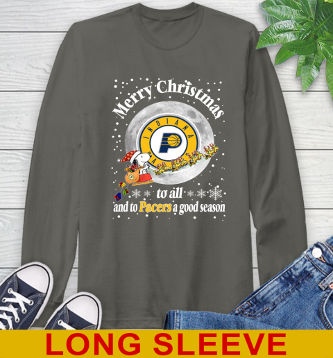 Indiana Pacers Merry Christmas To All And To Pacers A Good Season NBA Basketball Sports Long Sleeve T-Shirt 10