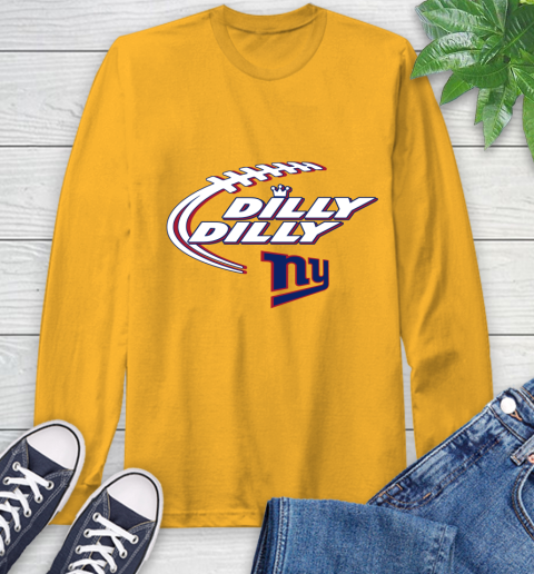 NFL New York Giants Dilly Dilly Football Sports Long Sleeve T-Shirt 3