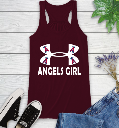 MLB Los Angeles Angels Under Armour Baseball Sports Racerback Tank 2
