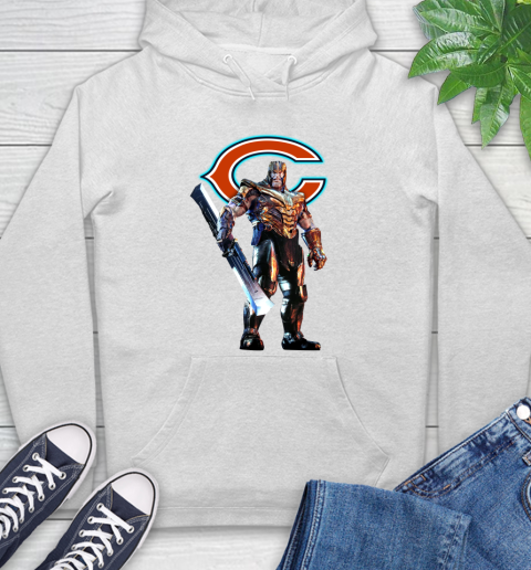 NFL Thanos Gauntlet Avengers Endgame Football Chicago Bears Hoodie
